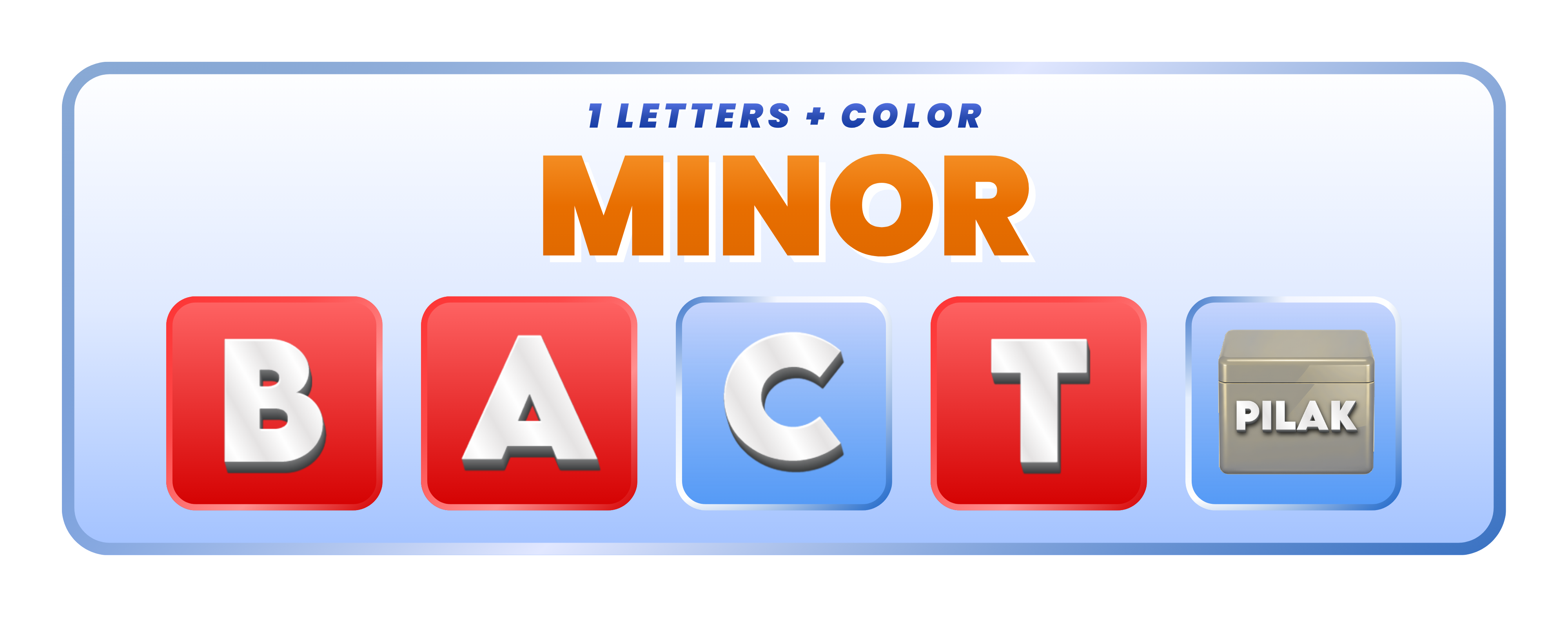 WILPICK Minor Prizes – 1 Letter + Color