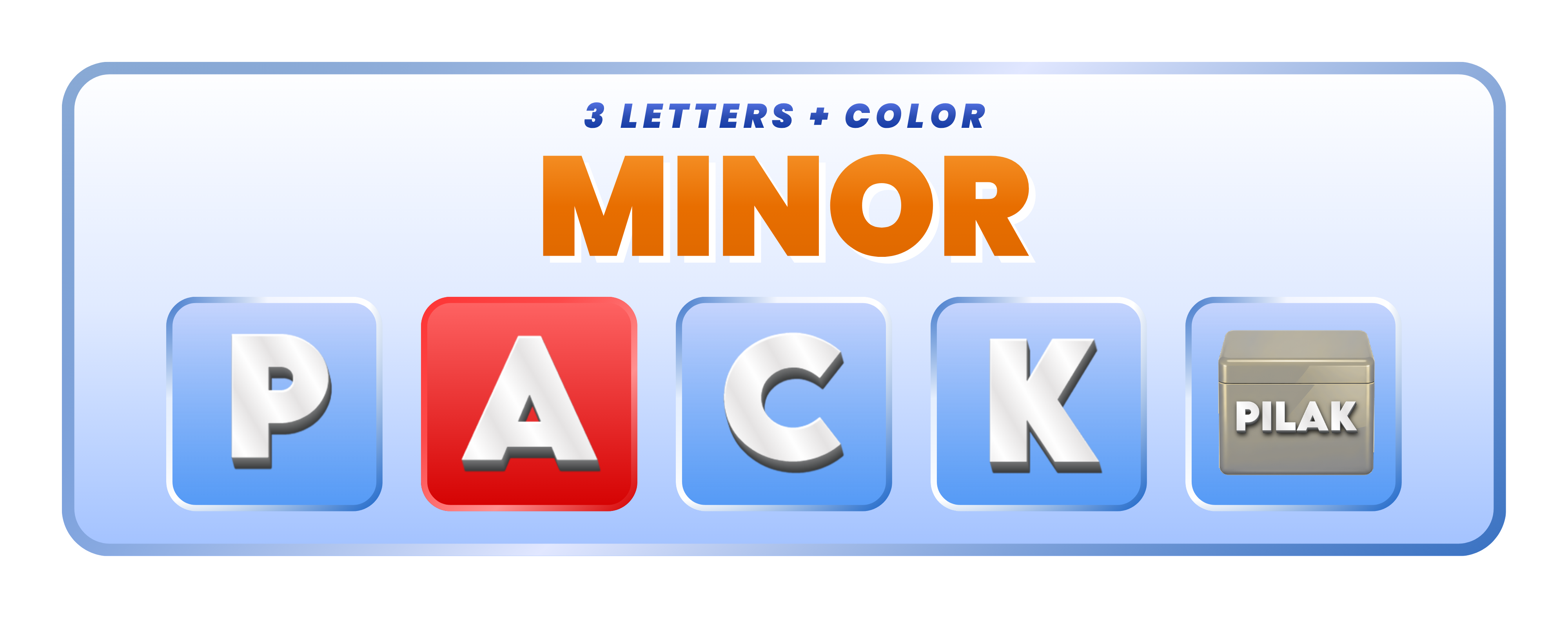 WILPICK Minor Prizes – 3 Letters + Color