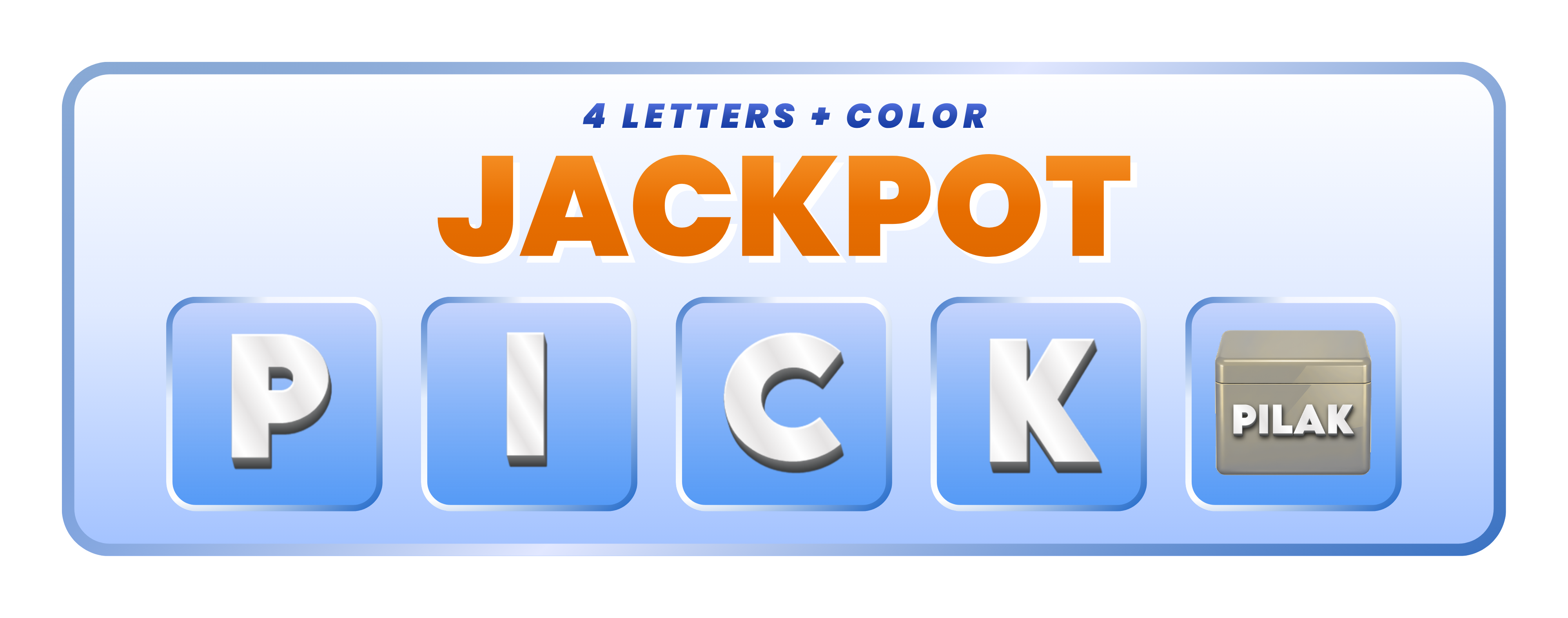 WILPICK Jackpot – 4 Letters + Color